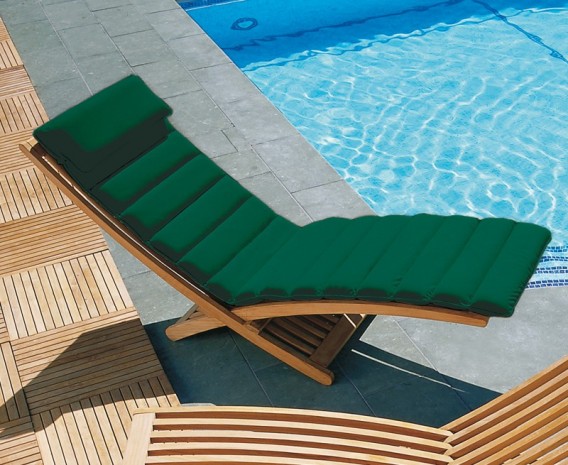 Lucia Teak Adjustable Sun Lounger