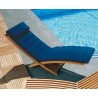 Lucia Teak Decorative Sun Lounger