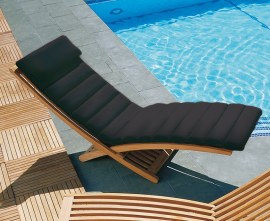 Teak Adjustable Sun Lounger