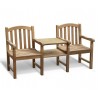 Gloucester Vista Teak Garden Companion Seat