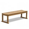 Tavistock Teak 3 Seater Backless Garden Bench - 1.5m