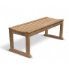 Tavistock Teak Backless Garden Bench - 1.2m