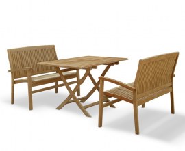 Palma 4 Seater Bench Set