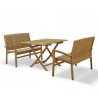 Palma 4 Seater Bench Set