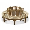 Teak Circular Tree Bench with Arms