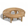 Saturn Round Backless Tree Seat, Teak Circular Tree Bench – 1.6m