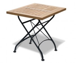 Café Square Folding Bistro Table – 60cm