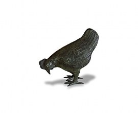 Brass Garden Ornament - Small Hen