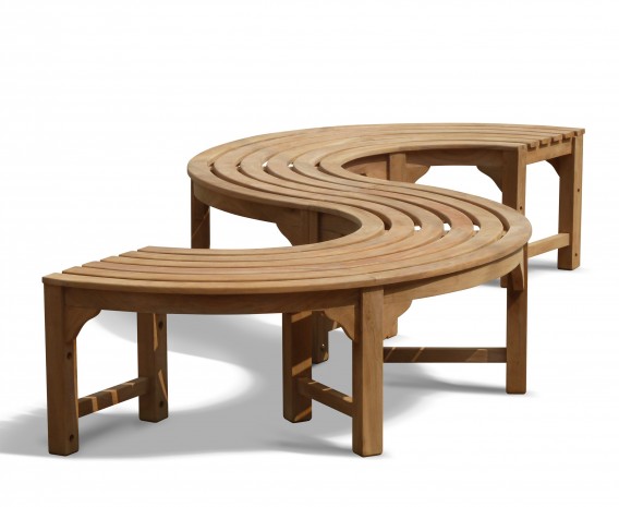 Saturn Round Backless Tree Seat, Teak Circular Tree Bench – 1.6m
