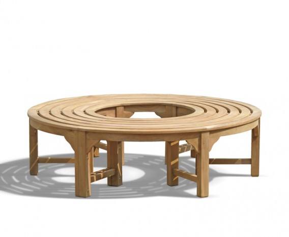 Saturn Round Backless Tree Seat, Teak Circular Tree Bench – 1.6m