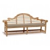 Lutyens-style Outdoor Bench Cushion - 5 Seater