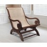 Monte Carlo Rattan & Teak Plantation Chair, Plantation Lazy Chair