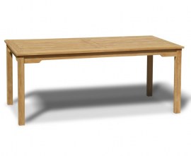 Hampton Teak Rectangular Outdoor Table - 180cm