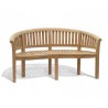 Curved Garden Bench