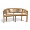 Curved Garden Bench