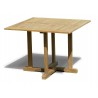 Sissinghurst Teak Square Garden Dining Table - 1m