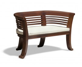 Kensington 2 Seater Teak Indoor Bench – 1.31m