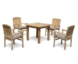 Gladstone Teak Table and Chairs Set