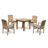 Gladstone Teak Table and Chairs Set