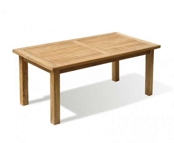 Gladstone Teak Rectangular 1.8m Table with Benches and Armchairs