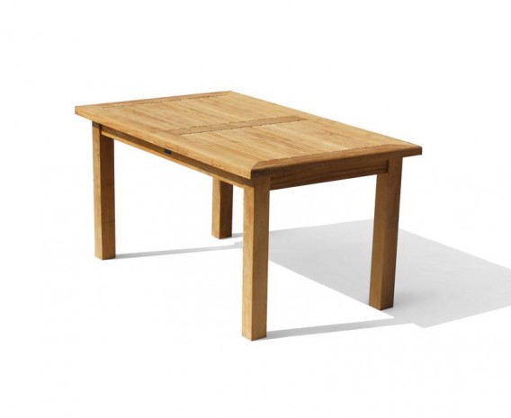 Gladstone Teak Rectangular 1.5m Table with Benches and Armchairs