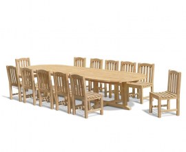 Winchester 12 Seater Garden Dining Set