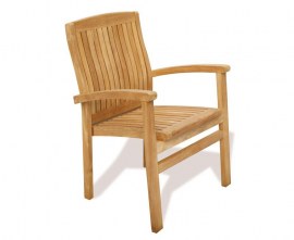 Cannes Stacking Chairs Dining Set