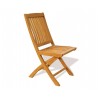 Cannes Teak Folding Garden Side Chairs