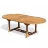 Oxburgh Teak Extendable Garden Table – Wide