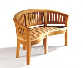 Apollo Teak Banana Bench