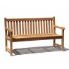 York 3 Seater Teak Garden Bench