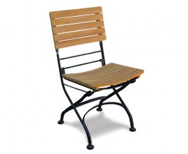 Folding table and chairs bistro set