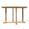 Sissinghurst Pedestal Teak Table