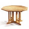 Berwick Teak Octagonal Gateleg Garden Table - 1.2m