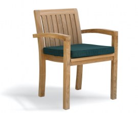 Antibes Teak Stacking Armchairs