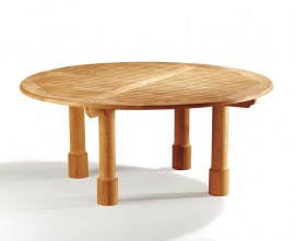 Orion Round Outdoor Dining Table, Round Leg – 1.8m