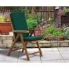 Cannes Folding Garden Recliner Chairs