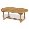 Extendable Teak Outdoor Table and Chairs Set