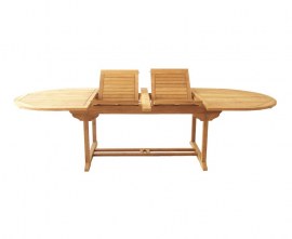 Oxburgh Teak Extendable Garden Table