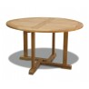 Sissinghurst 1.3m Teak Round Table and Chairs Set