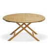 Lymington 1.5m Round Folding Table