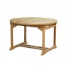 Oxburgh Teak Outdoor Dining Table - Closed