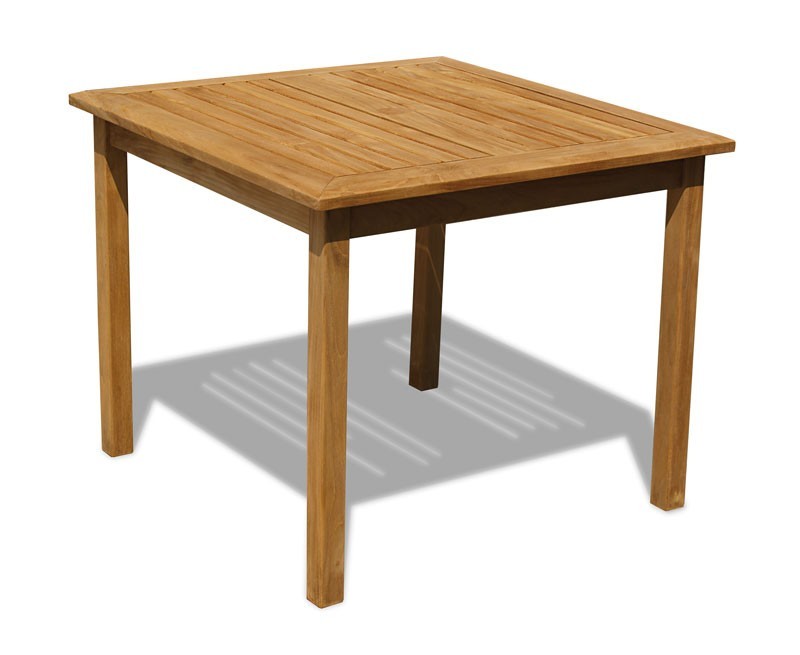 Hampton Teak Square Garden Table - 90cm