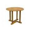 Sissinghurst Round Teak Outdoor Dining Table - 90cm
