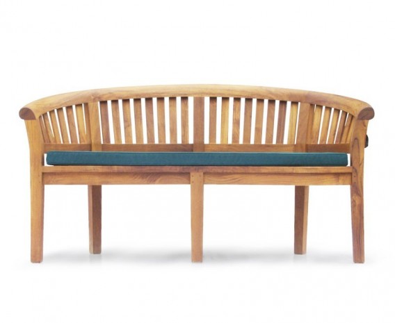 Oxburgh Extendable Teak Table 1.8-2.4m with Banana Chairs and Benches