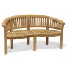 Wimbledon Teak Garden Banana Bench