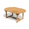 Oxburgh Teak Extendable Garden Dining Set