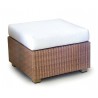 Rattan garden footstool