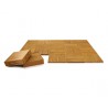 Set of 4 Teak Deck Tiles – Standard