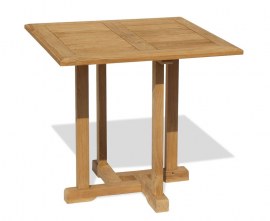 Sissinghurst Square Teak Outdoor Dining Table - 80cm